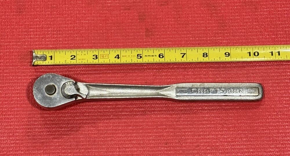 Vintage Craftsman V Series 1/2" Drive Quick Release Ratchet W/Oil Port Made USA